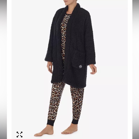 KATE SPADESherpa Fleece Bed Jacket